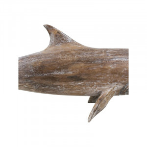 Figurina Rechin, lemn, maro, 35 x 105 x 13 cm - Img 3