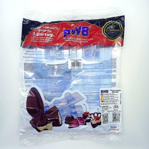 Forma pentru ciocolata BWB 9775, silicon/plastic, transparent, 18,5 x 24 cm - Img 4