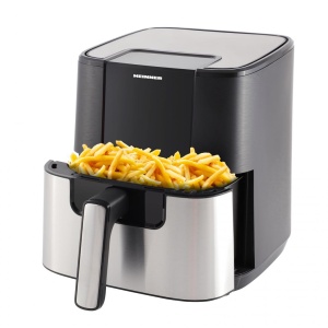 Friteuza aer cald Heinner HealthyEra 15 HAF-H6BKS1500, Putere 1500W, Capacitate: 5.5L, 8 Programe presetate, Negru/Argintiu - Img 2