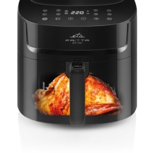 Friteuza cu aer cald ETA Fritta Digi 3168 90000, 1800 W, 7.2 litri, 40-220 °C, 8 programe, control tactil, negru - Img 3