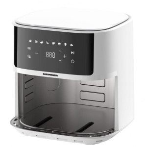 Friteuza cu aer cald Heinner WhiteElinn HAF-B6WH17SQ, 1700W, Capacitate cos 5.7L, Display digital, Alb - Img 3