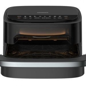 Friteuza cu aer cald si cuptor pizza 2 in 1 Heinner pizza EastFry HPAF-B4DC22BK, 2200W, capacitate 4L si 25.4 diametru pizza, control digital, 9 programe presetate, programe presetate, 40-230 grade, timer 60 min, RESIGILAT (ca nou) - Img 2