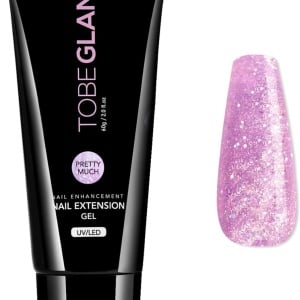 Gel cu sclipici pentru unghii Tobeglam, roz, 60 ml