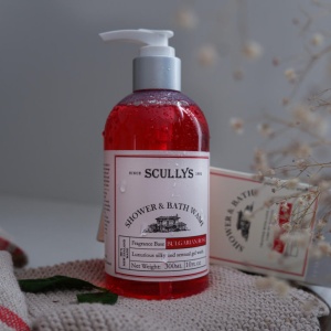 Gel De Duș & Baie Scullys, Trandafir, 300 ml - Img 2