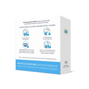 Gutiera anti bruxism Oz Denta Acquamarin (scrasnitul din dinti) - Img 2