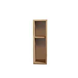 Hanah Home noptiera, PAL melaminat 18mm, 20x15x65 cm, raft superior 18cm + raft inferior 42cm, pin - Verificat A · Re-Bloom