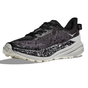 Hoka, Pantofi low-cut pentru alergare Speedgoat 6, Negru, Violet, 42, Resigilat, Grad A - Img 1