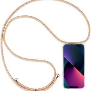 Husa cu snur pentru iPhone 13 Pro DiDaDi, polipropilena/silicon, multicolor, 6,1 inchi