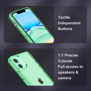 Husa de protectie pentru iPhone 11 JETech, TPU, verde, 6,1 inchi