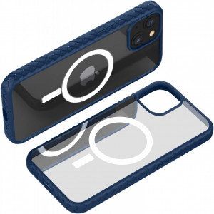 Husa de protectie pentru iPhone 12 Pro Max Quikbee, silicon, albastru, 6,7 inchi