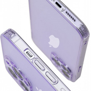 Husa de protectie pentru iPhone 12 Tigratigro, TPU, violet opac, 6,1 inchi - Img 4