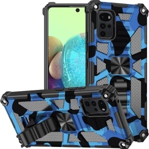 Husa de protectie pentru Motorola Moto G22 Atisijie, TPU, albastru/negru, 6,5 inchi