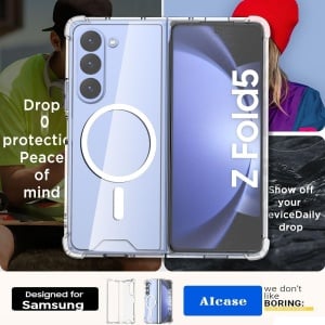 Husa de protectie pentru Samsung Galaxy Z Flip5 5G Strbdyi, TPU, transparent, 6,7 inchi