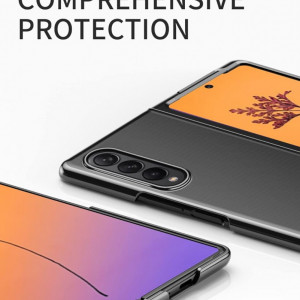 Husa de protectie pentru Samsung Galaxy Z Fold YukeTop, TPU, albastru, 2,8 inchi