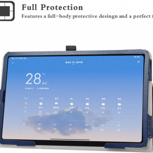Husa de protectie pentru Xiaomi Pad 5 (BTKJ713-2) Labanem, piele PU, albastru, 11 inchi