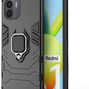 Husa de protectie pentru Xiaomi Redmi A1 Reekil, policarbonat, negru, 6,52 inchi