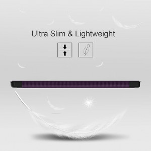 Husa de protectie Soke pentru Samsung Galaxy Tab A8, piele, violet, 10,5 inchi