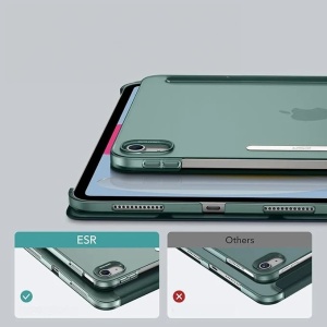 Husa Esr Ascend Trifold compatibila cu iPad a 10-a generatie, verde, 10.9 inchi