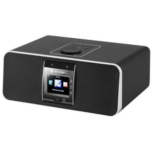 Internet radio GoGEN IR 167 BTB, 2 x 7 W, LCD, Bluetooth, WiFi, tuner digital FM, telecomanda, negru - Img 1