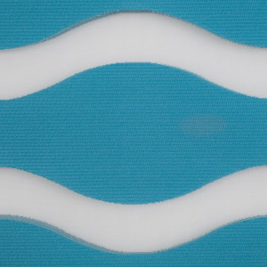 Jaluzea dubla, albastru, 90 x 150 cm - Img 3