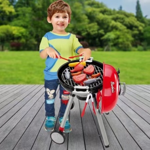 Jucarie Rovo 901A BBQ Grill Gratar, lumini si sunete, 22 piese - Img 3