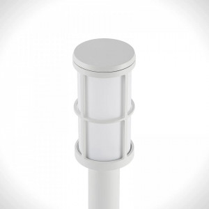 Lampa pentru gradina Kelini, aluminiu/plastic, alb, 12 x 65 cm - Img 5