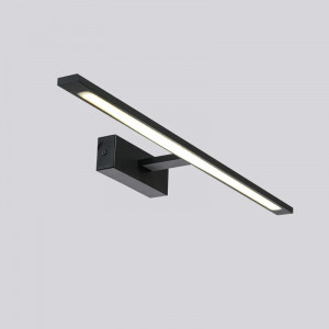 Lampa pentru oglinda de baie Altoona, LED, metal, negru, 62 x 13,5 x 3 cm