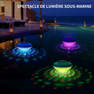 Lampa plutitoare pentru piscina Rukars, LED, RGB, plastic, albastru/transparentLampa plutitoare pentru piscina Rukars, LED, RGB, plastic, albastru/transparent