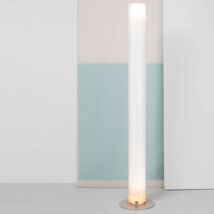 Lampadar Stylos, metal/plastic, alb, 17 x 200 cm - Img 3