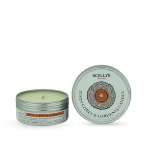 Lumânare Parfumată Zesty Citrus & Gardenia, Scullys, 150 g, 30h