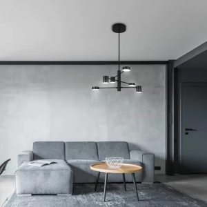 Lustra LED Rabalux Solomon, 30W, negru mat