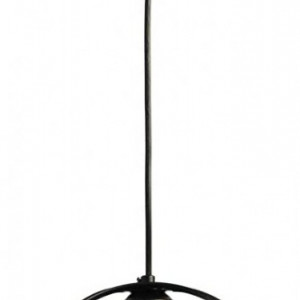 Lustra tip pendul Hudi Fyier, metal/ratan, alb/negru, 100 cm ajustabil - Img 2