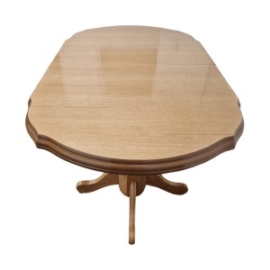 Masa extensibila living SB Nork stejar natur, 74x90x160/200 cm - Img 2