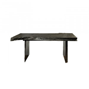 Masa Mersey, lemn, neagra, 200 x 80 x 80 cm - Img 2