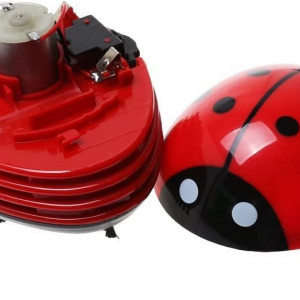 Mini aspirator pentru calculator Jzhen, ABS, rosu, 11 x 7.5 x 13.5 cm - Img 8