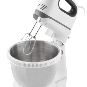 Mixer de mana cu bol ETA Crema II 2052 90000, 400 W, 3.4 L, 5 viteze, functie Turbo, alb - Img 3