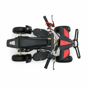 Motocicleta Quad Riders and Rollers 49cc pentru copii, +14 ani, negru/ rosu - Img 4