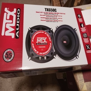 MTX TX650C set 2 difuzoare auto coaxiale 2 cai, 13cm, 80W RMS/320W max, 4Ω, 93.5dB, sasiu aluminiu, tweeter neodim, cupola matase - Verificat A · Re-Bloom - Img 4