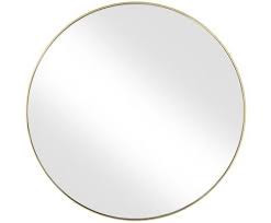 Oglinda Ada cu cadru auriu, 80 x 80 cm - Img 3