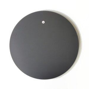 Oglinda de perete Re-Bloom, MDF/sticla, negru, 60 cm - Img 3