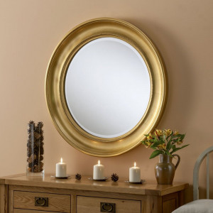 Oglindă Lessard, auriu, 91 x 91 cm - Img 2