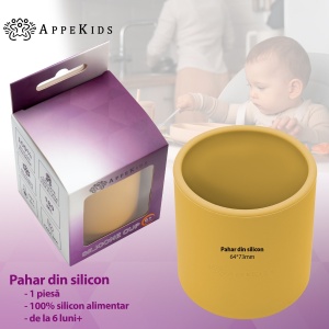 Pahar din silicon, AppeKids - Honey - Img 2