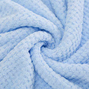 Patura pentru bebelusi MINIMOTO, textil, albastru, 70 x 140 cm - Img 6