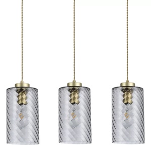 Pendul Rabalux Sheila, 3xE27, auriu-gri