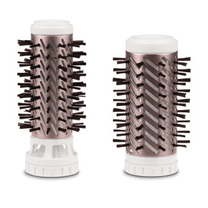 Perie rotativa Rowenta Brush Activ' Premium Care CF9540F0, 1000W, 2 trepte, 2 viteze, ionizare, 2 perii, Cashmere Keratin, invelis ceramic, Roz, Resigilat, Grad A - Img 4