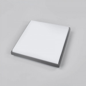 Plafoniera Amra, LED, aluminiu/policarbonat, alb/gri inchis, 30 x 30 x 4,9 cm - Img 4