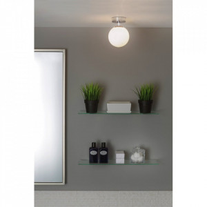 Plafoniera Denver, LED, metal, alb/crom, 16 x 12 cm - Img 3