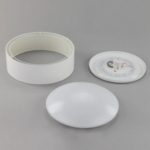 Plafoniera Franka, LED, tesatura/plastic/metal, alb, 14 x 42 cm - Img 4