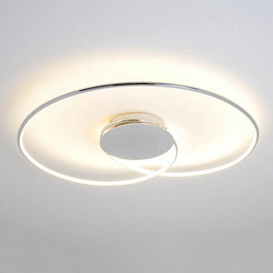 Plafoniera Joline, LED, plastic/metal, alb/crom, 74 x 5,2 cm - Img 3