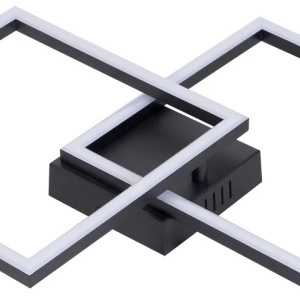 Plafoniera LED Corvin Opal/Negru max. 24 wați - Img 2